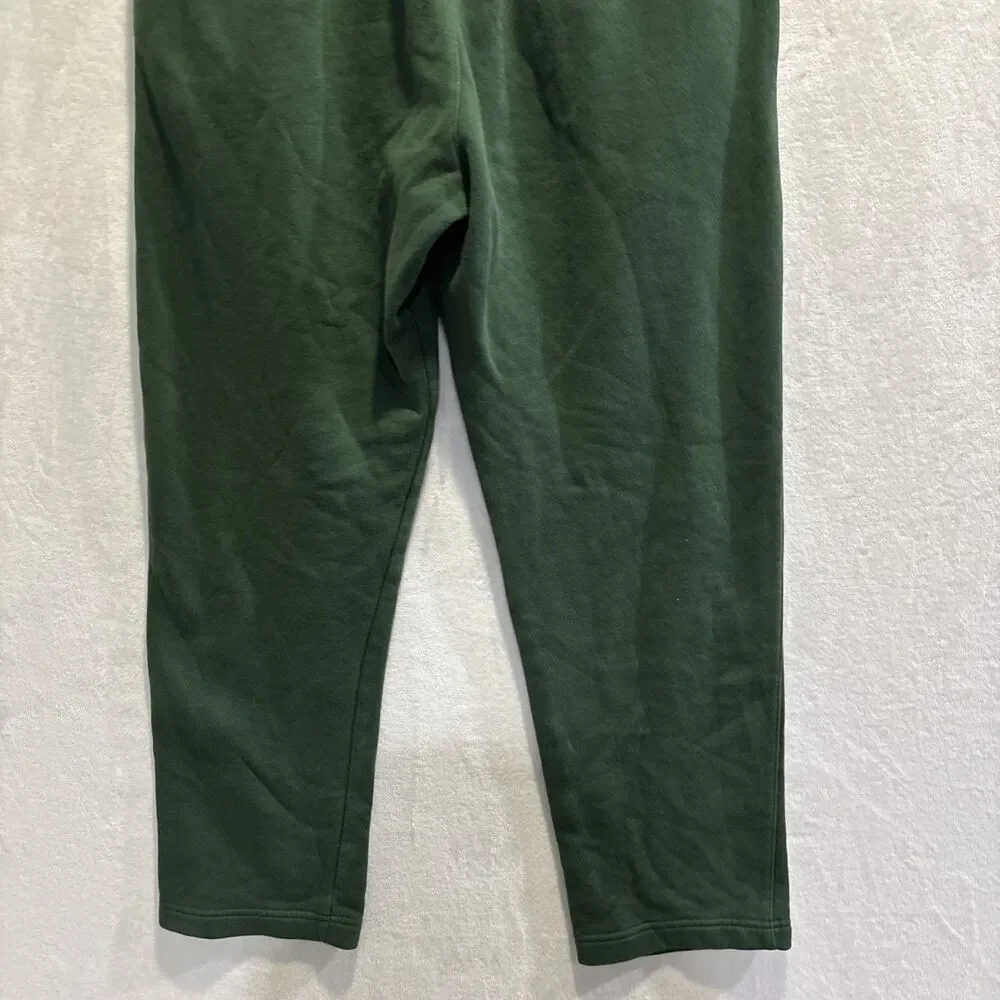 Nike Sportswear Club Fleece Sweatpants Pants Men's Medium Green Embroidered Logo